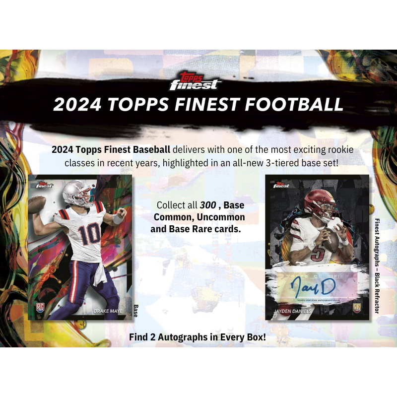 2024 Topps Finest Football Hobby 8 Box Case