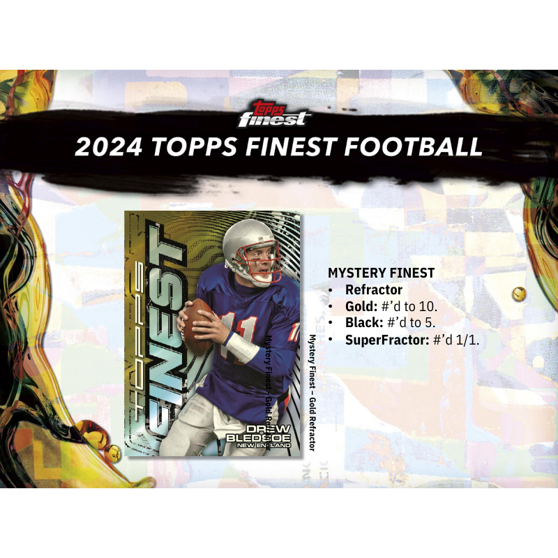 2024 Topps Finest Football Hobby 8 Box Case